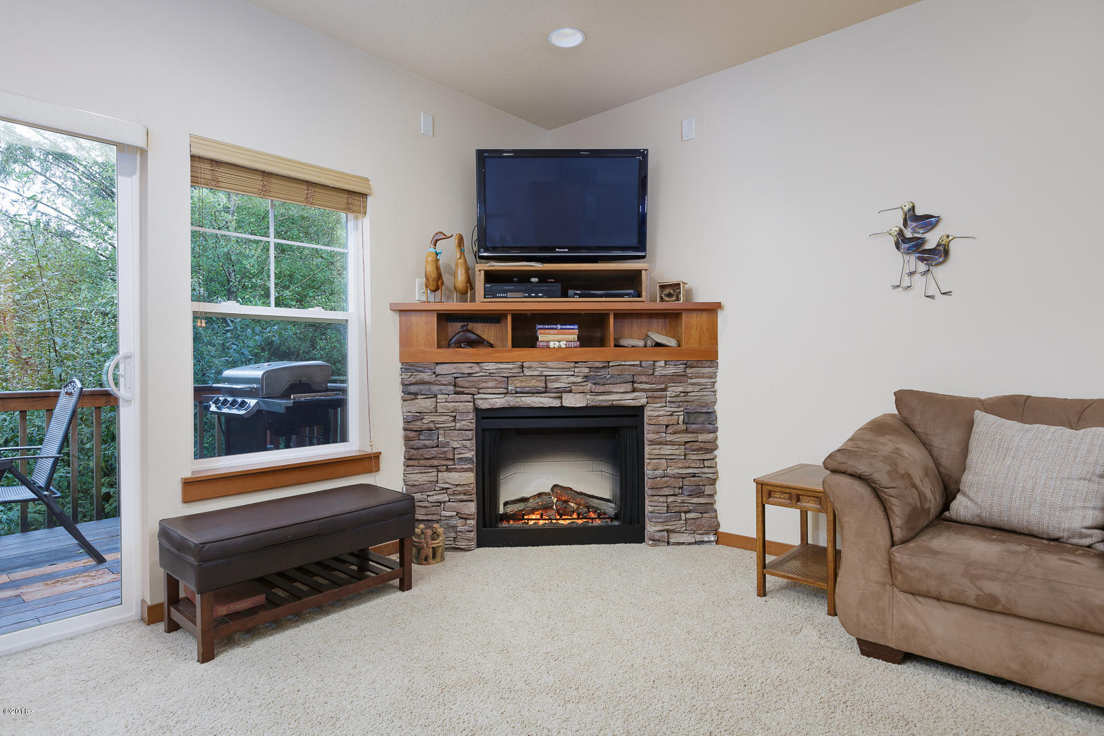 6456 Shade Street Cloverdale, OR 97112 - Photo 3 of 18 Stone Fireplace surround