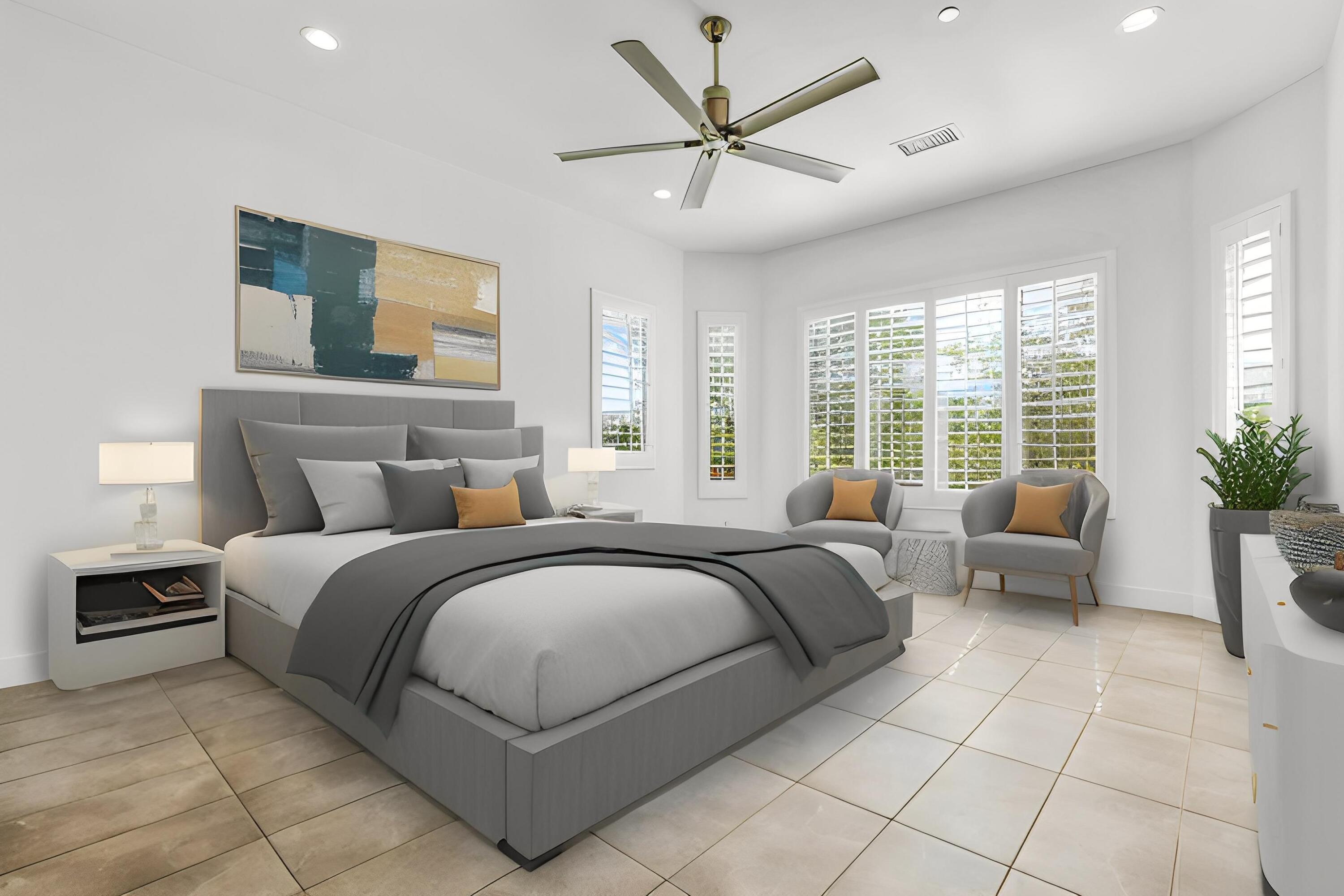 36 Burgundy Rancho Mirage, CA 92270 - Photo 5 of 14 a bed room with a bed and a couch