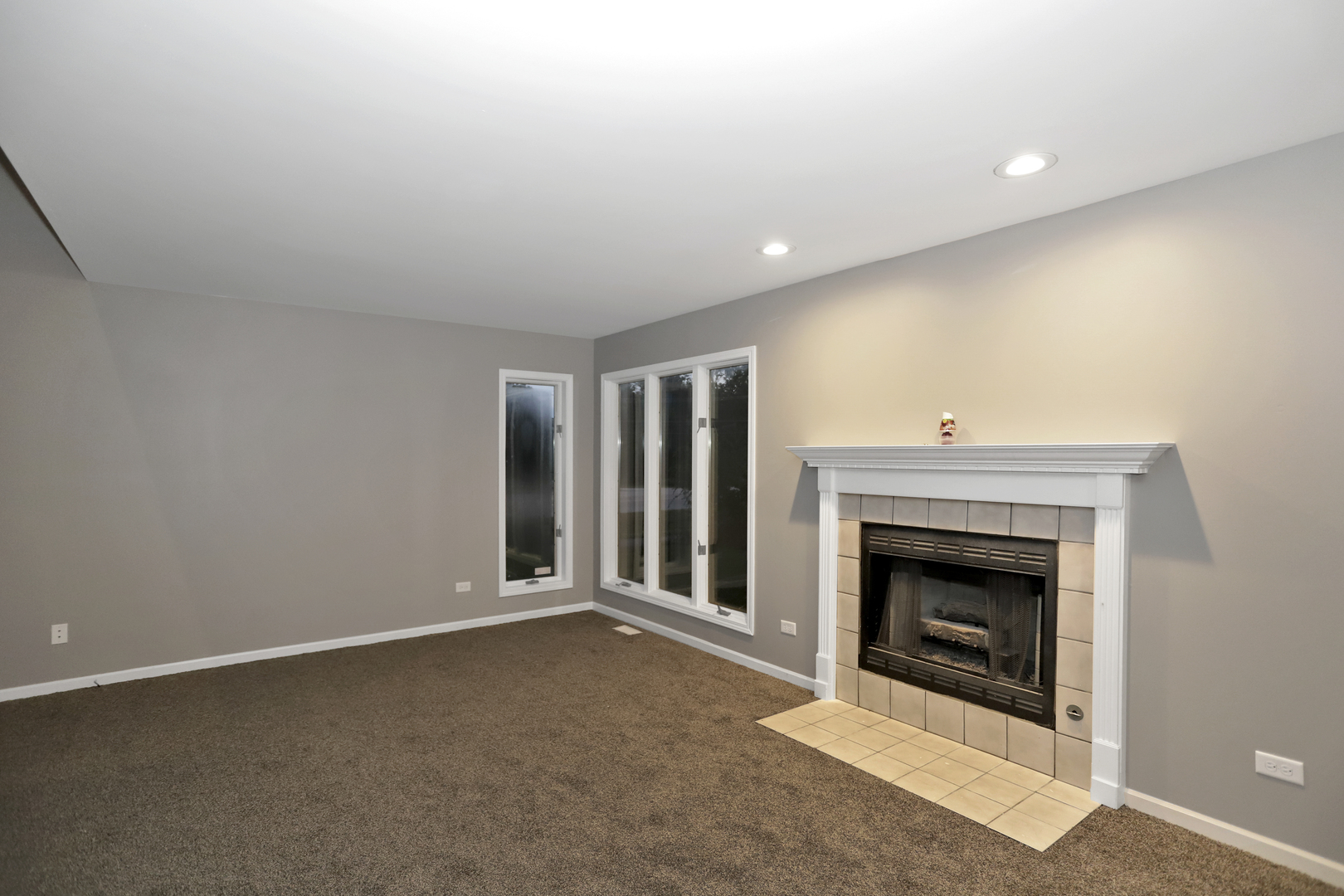 100 Ravinia Drive Shorewood, IL 60404 - Photo 12 of 33 an empty room with fireplace and window