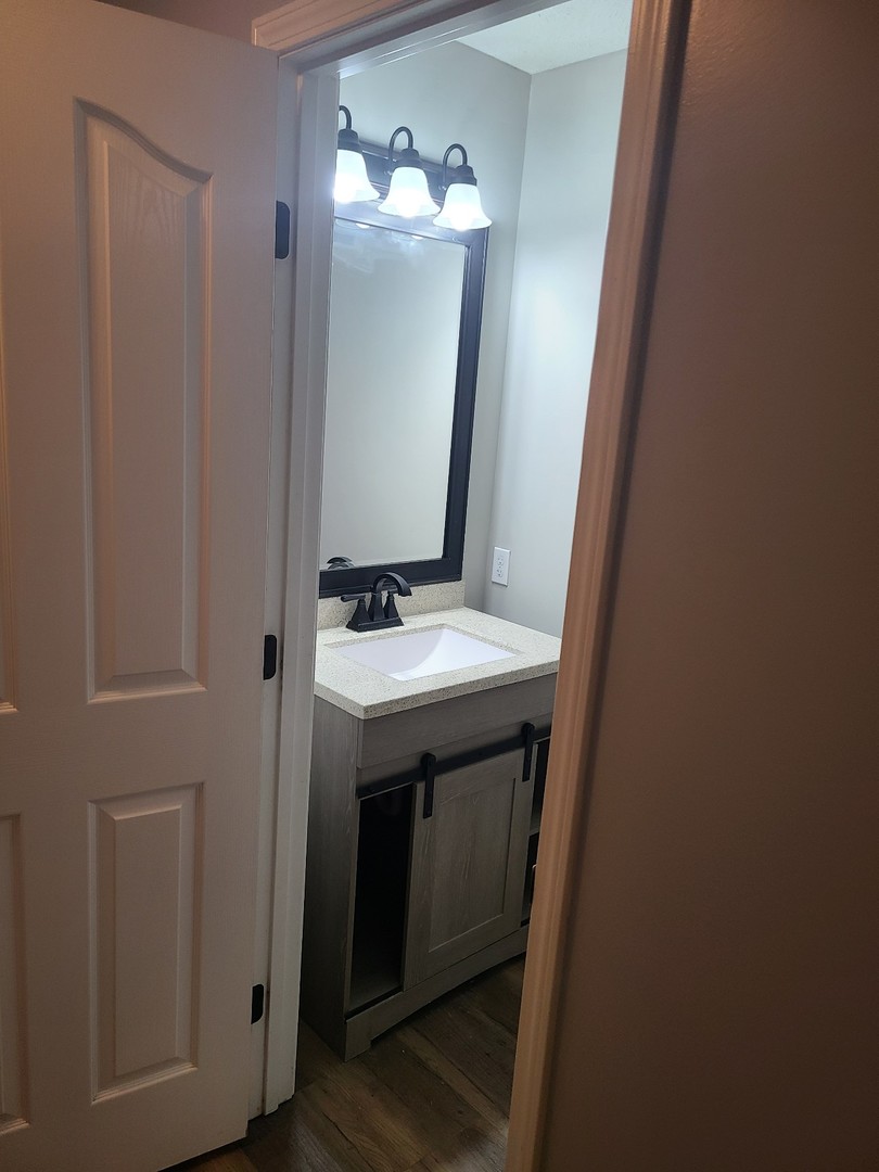 1704 Sunrise Point Normal, IL 61761 - Photo 13 of 33 a bathroom with a sink and a mirror