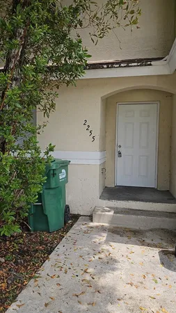 a view of a house with a space
