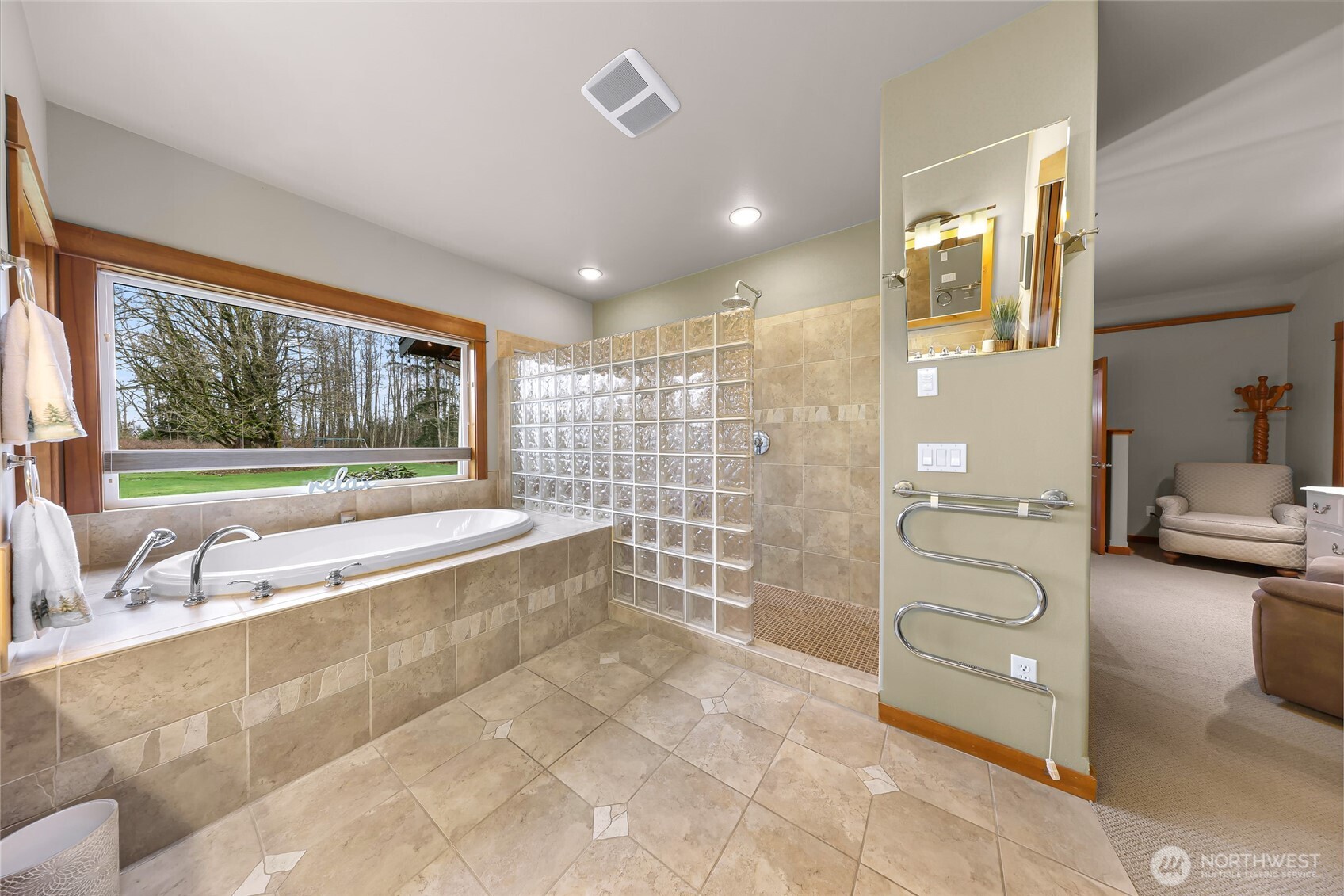 7067 Yukon Way Ferndale, WA 98248 - Photo 20 of 40 a spacious bathroom with a tub and shower