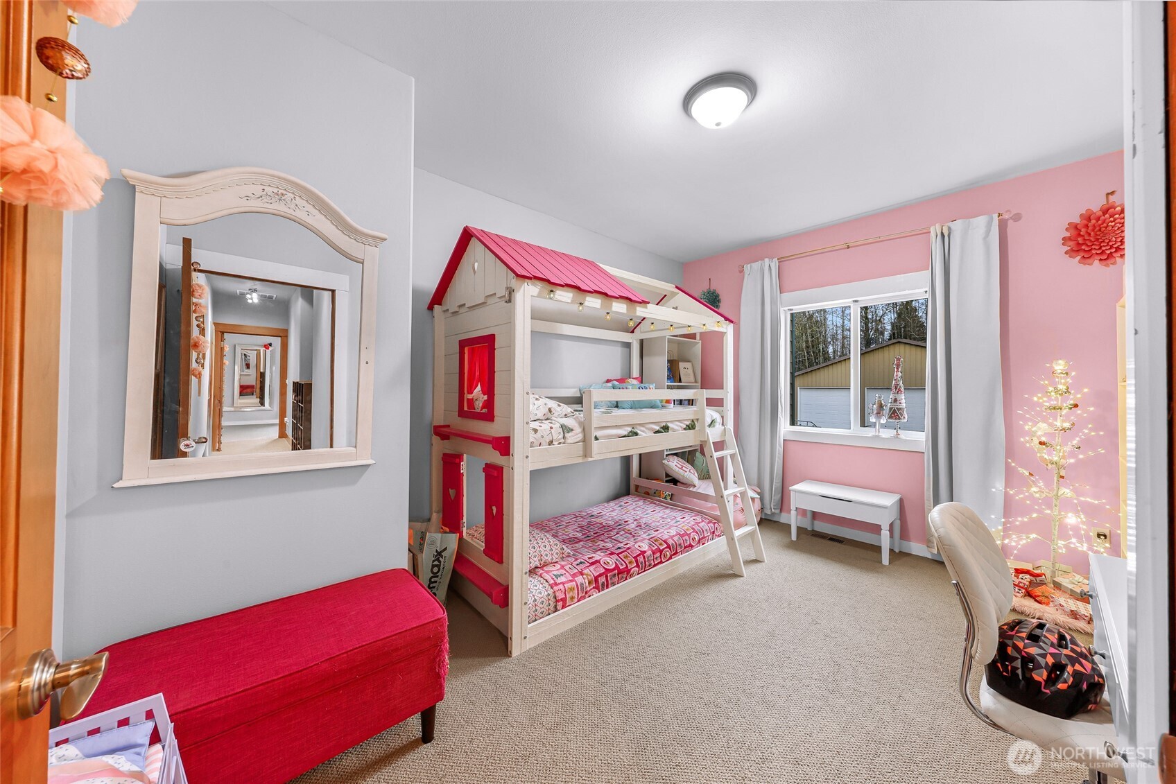 7067 Yukon Way Ferndale, WA 98248 - Photo 24 of 40 a bedroom with a bed and a window