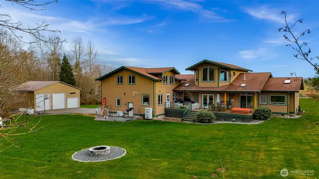 a view of a volley ball court