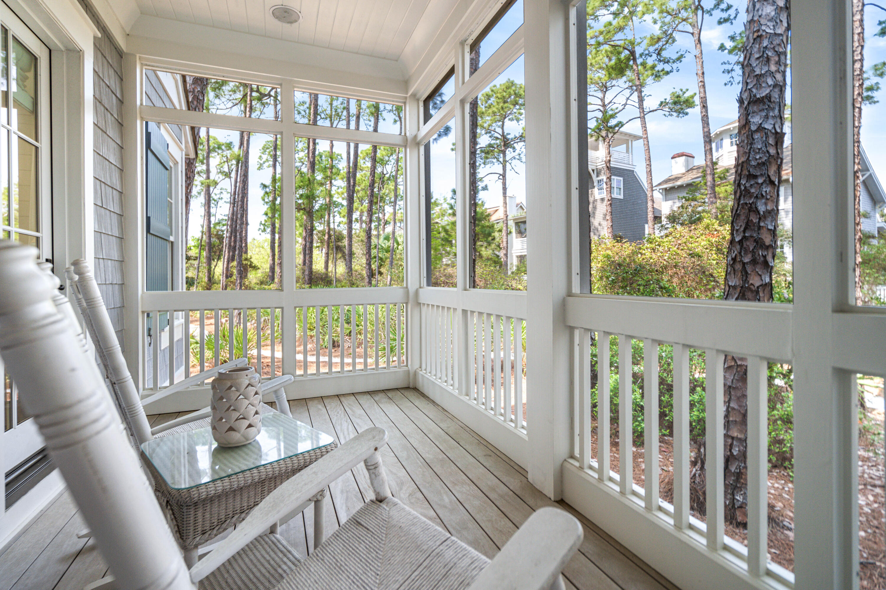 8 Shingle Lane Watersound, FL 32461 - Photo 20 of 73 a view of a large window with wooden floor