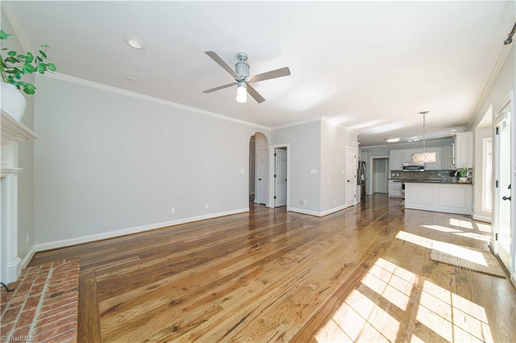 4400 Preston Point High Point, NC 27265 - Photo 14 of 49 Family Room with view to half bathroom and kitchen, , Main Level.