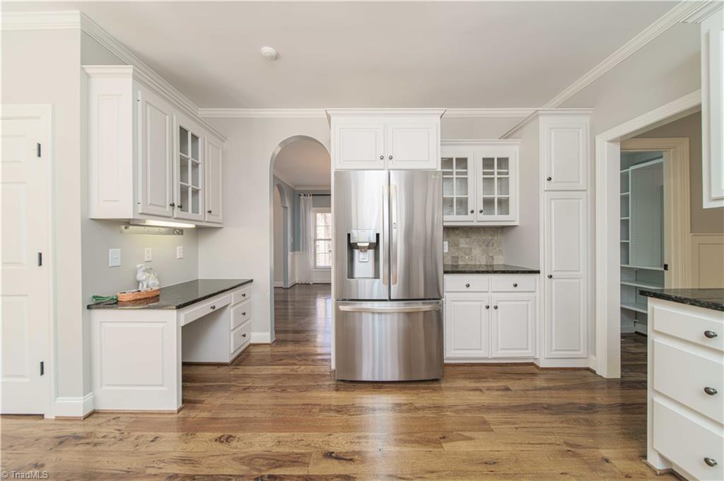 4400 Preston Point High Point, NC 27265 - Photo 10 of 49 Kitchen, Solid Cherry Kitchen Cabinets painted white, Main Level.
