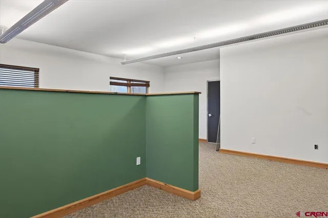 an empty room with a empty space