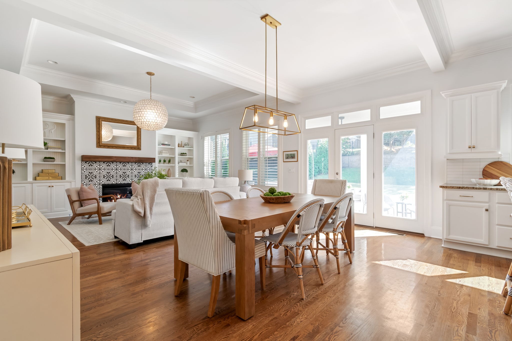 463 Avon River Road Franklin, TN 37064 - Photo 30 of 91 a view of a dining room with furniture window and wooden floor