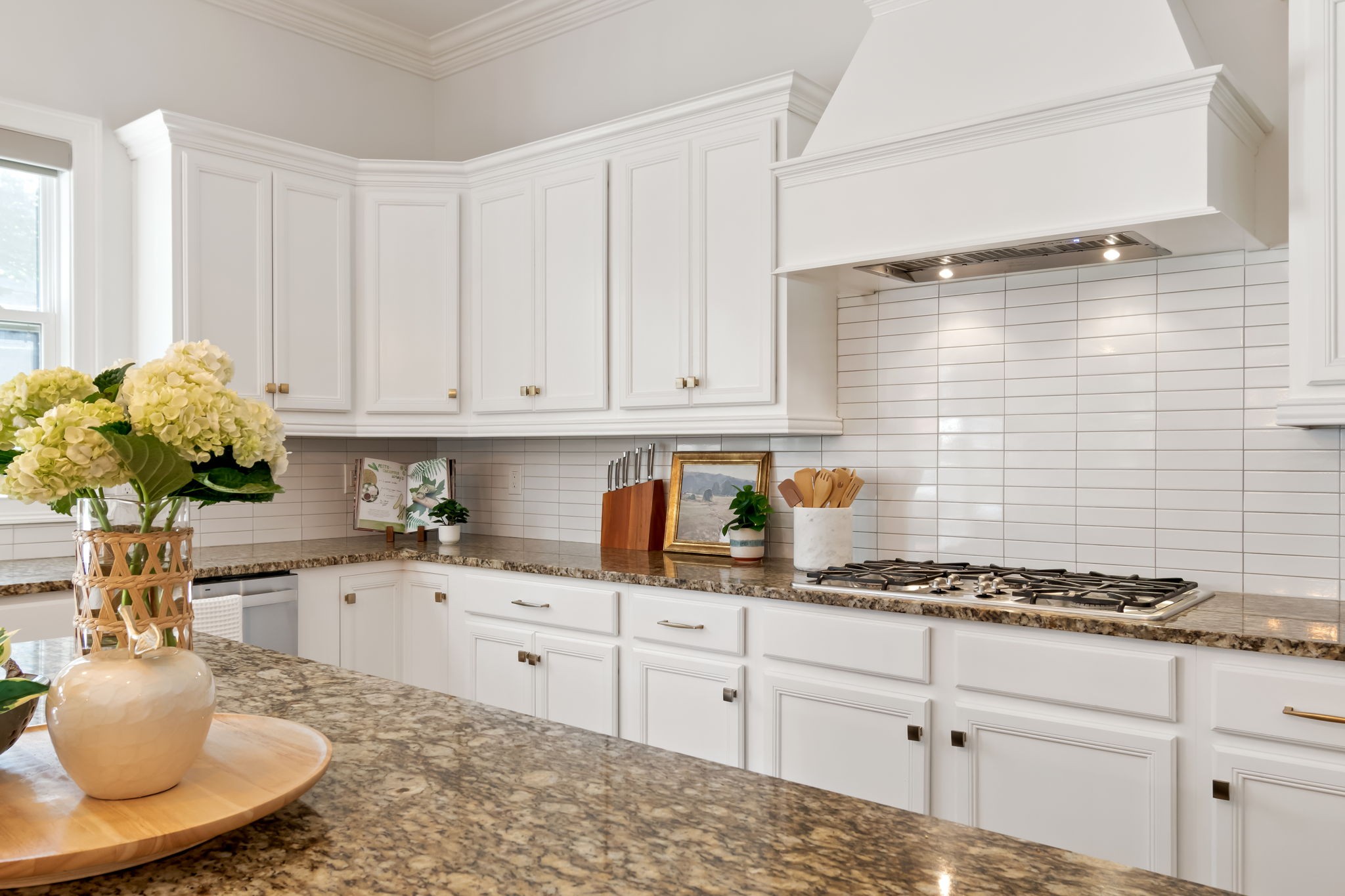 463 Avon River Road Franklin, TN 37064 - Photo 37 of 91 a kitchen with stainless steel appliances granite countertop a sink a stove and cabinets