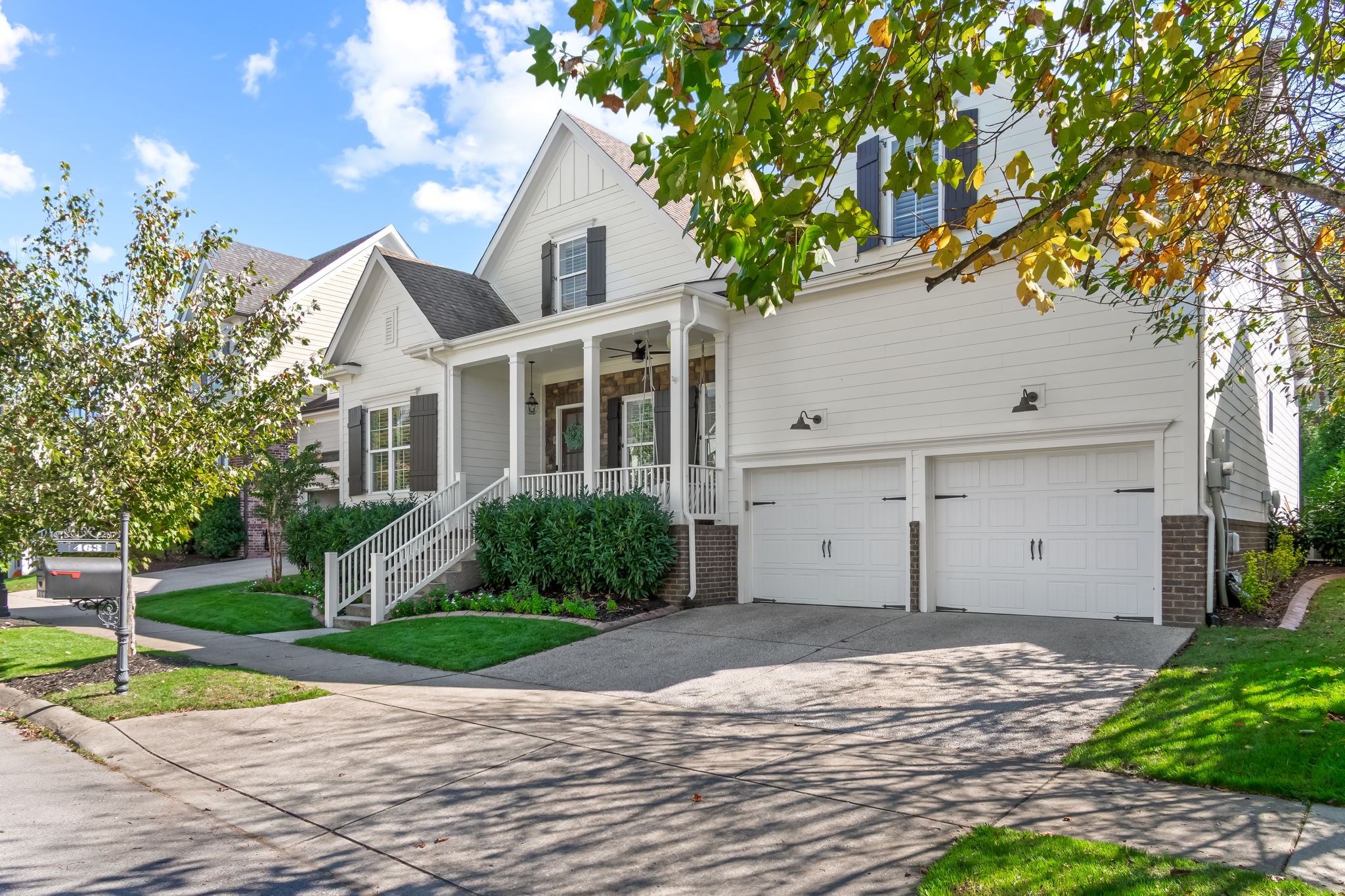 463 Avon River Road Franklin, TN 37064 - Photo 5 of 91 a front view of a house with a yard and garage
