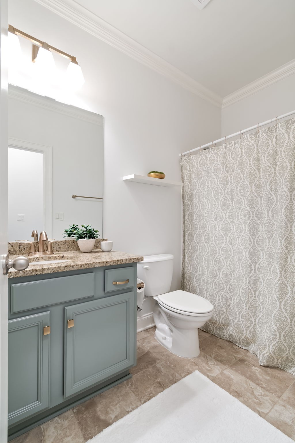 463 Avon River Road Franklin, TN 37064 - Photo 60 of 91 a bathroom with a granite countertop sink toilet and a mirror