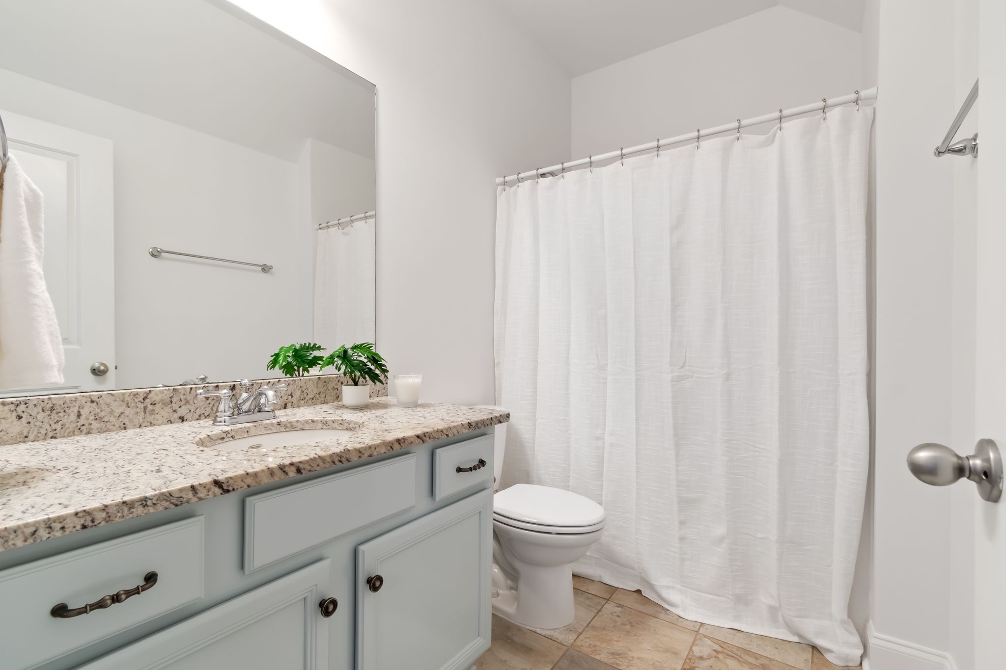 463 Avon River Road Franklin, TN 37064 - Photo 63 of 91 a bathroom with a granite countertop sink and a mirror