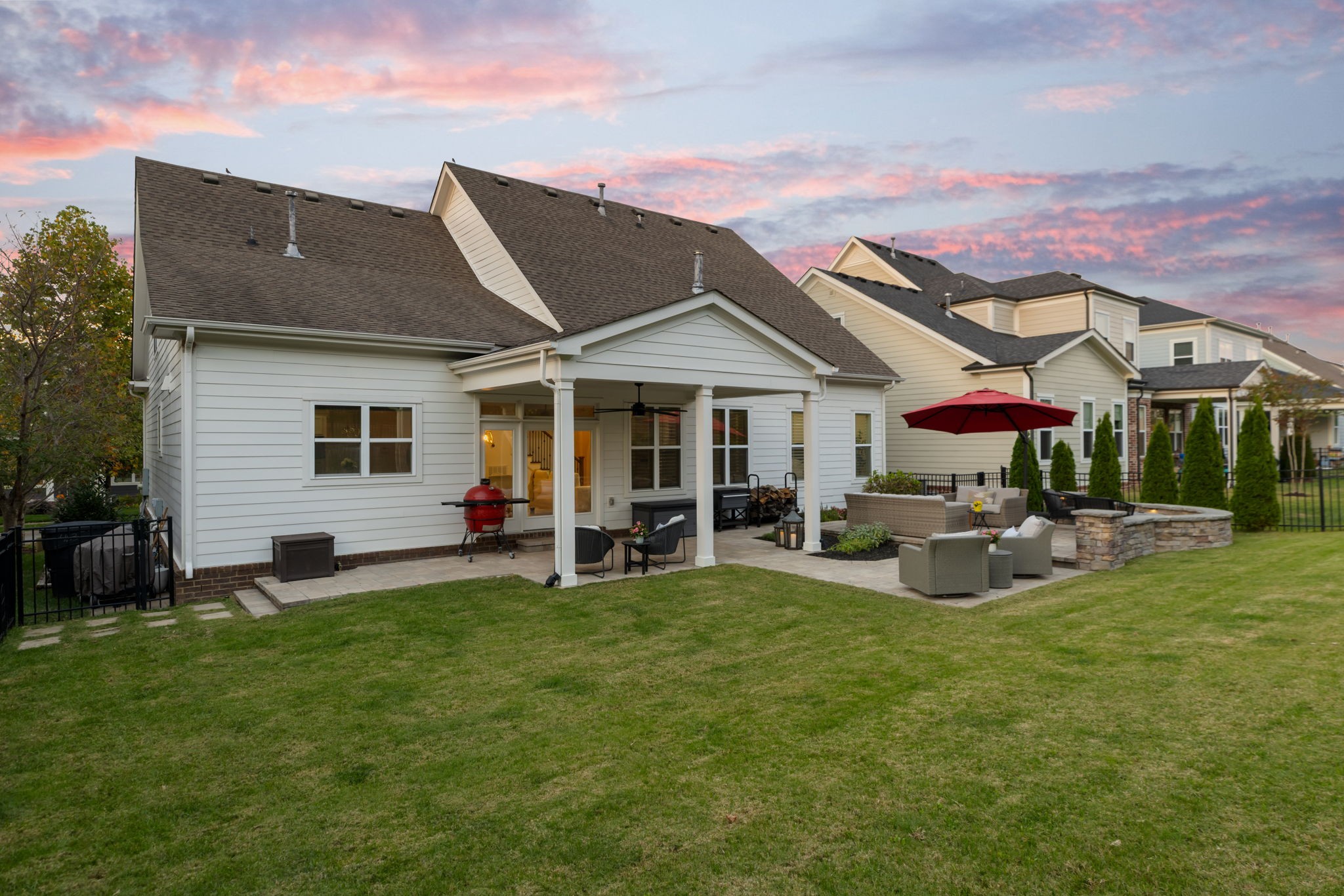 463 Avon River Road Franklin, TN 37064 - Photo 83 of 91 a view of a house with backyard porch and sitting area
