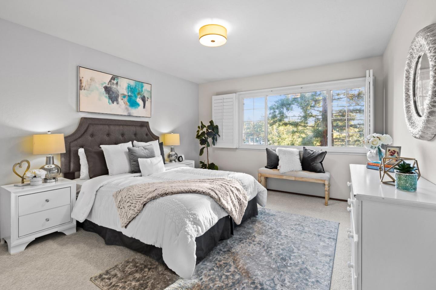 775 Steuben Drive Sunnyvale, CA 94087 - Photo 25 of 37 a bed room with a bed and a couch