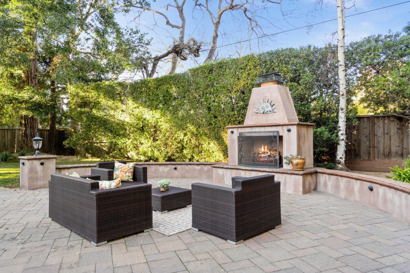 775 Steuben Drive Sunnyvale, CA 94087 - Photo 30 of 37 a view of a chairs and table in the back yard of the house