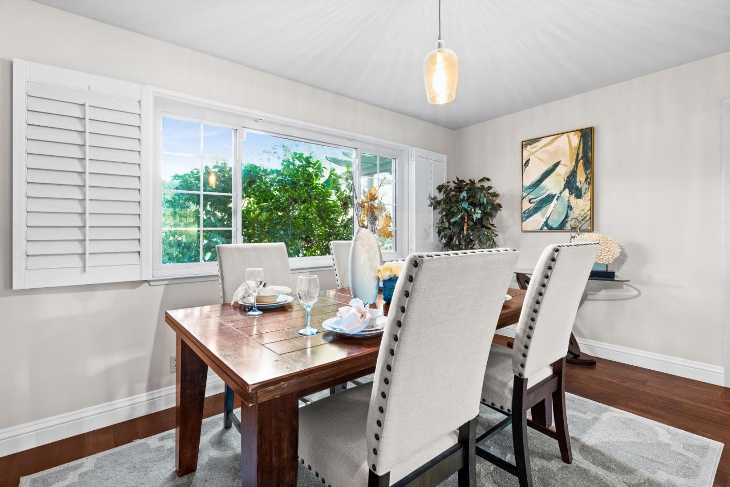 775 Steuben Drive Sunnyvale, CA 94087 - Photo 7 of 37 a view of a dining room with furniture window and outside view