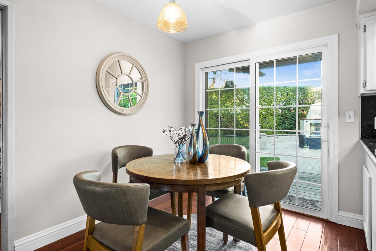 775 Steuben Drive Sunnyvale, CA 94087 - Photo 8 of 37 a view of a dining room with furniture window and wooden floor