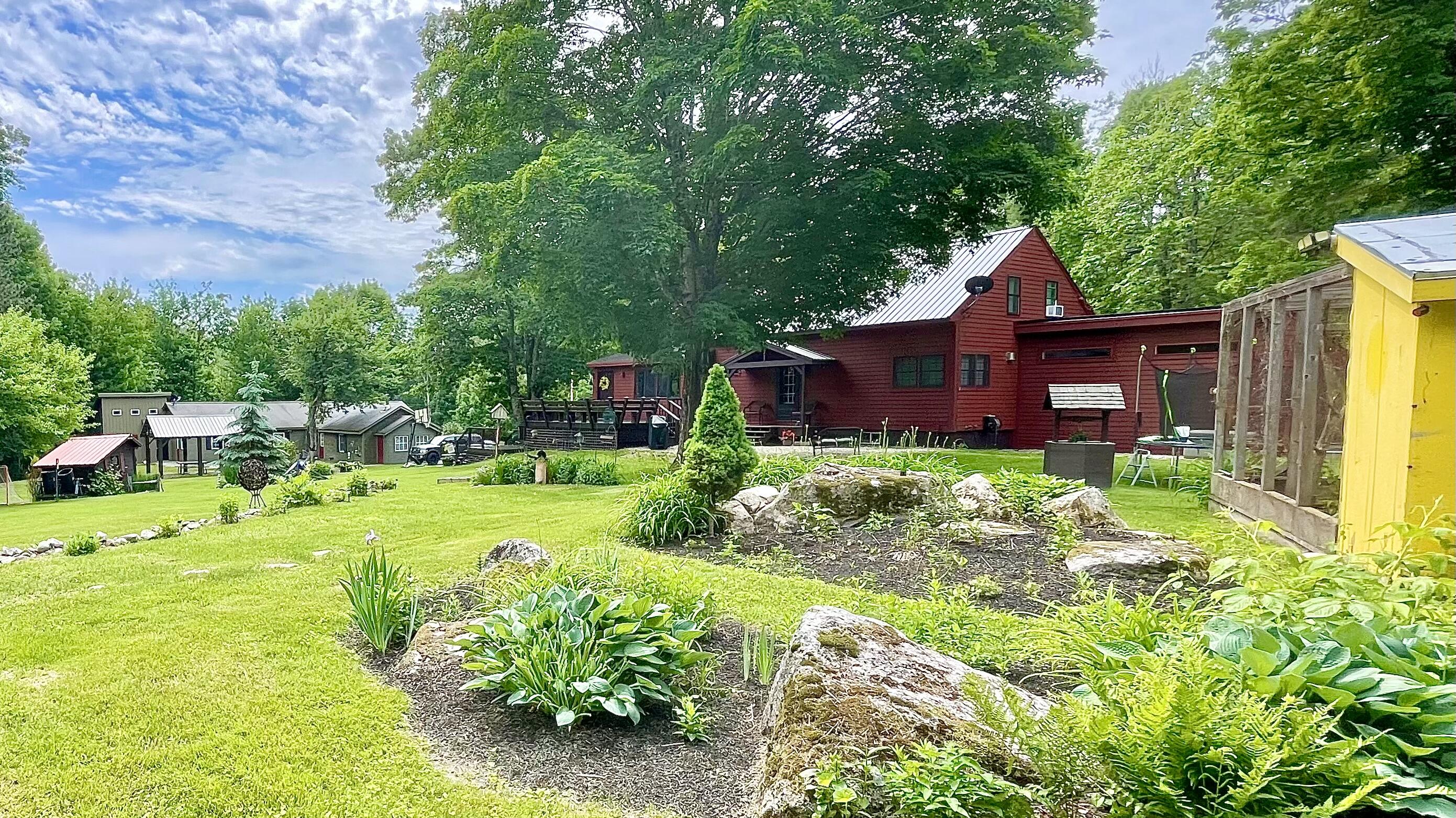 277 Wooster Hill Road Rome, ME 04963 - Photo 1 of 49 Beautiful back yard both buildings