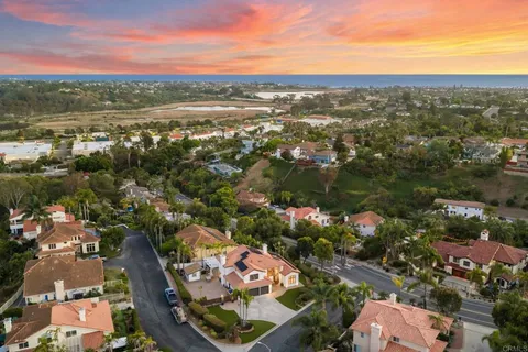 a view of city and mountain