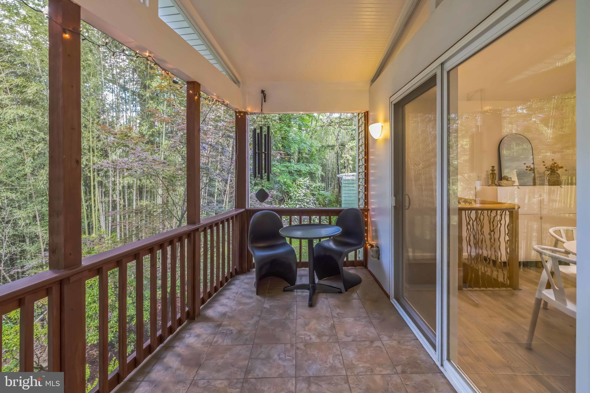 4112 Decatur Avenue Kensington, MD 20895 - Photo 16 of 40 Serene, screened back porch w/ access to backyard
