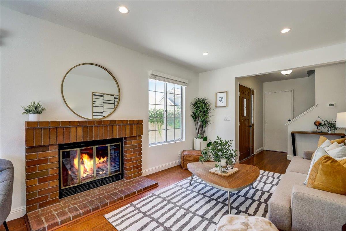 238 Mavis Drive Pleasanton, CA 94566 - Photo 14 of 53 a living room with furniture and a fireplace