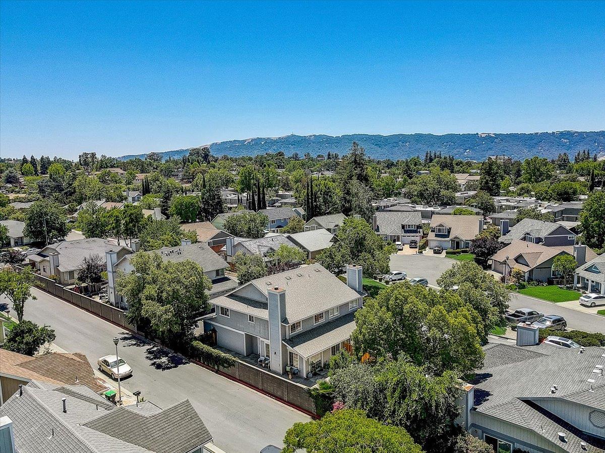 238 Mavis Drive Pleasanton, CA 94566 - Photo 52 of 53 an aerial view of a house with a yard