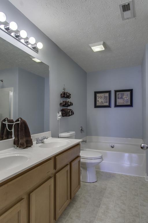 3973 Stephens Ridge Way Antioch, TN 37013 - Photo 15 of 19 a bathroom with a sink a toilet a mirror and vanity