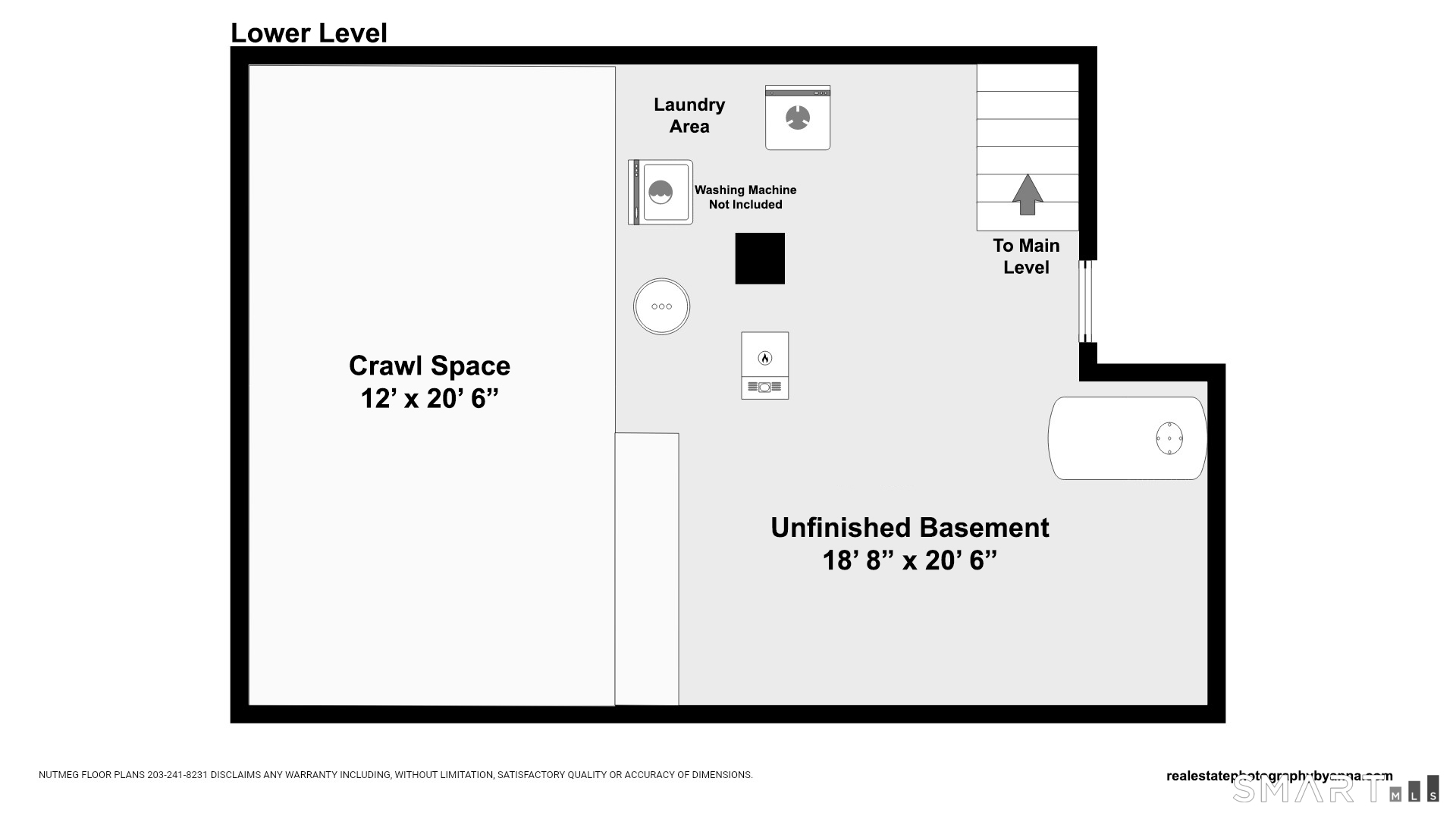 2082 Stratfield Road Fairfield, CT 06825 - Photo 38 of 38 Lower Level Floor Plan