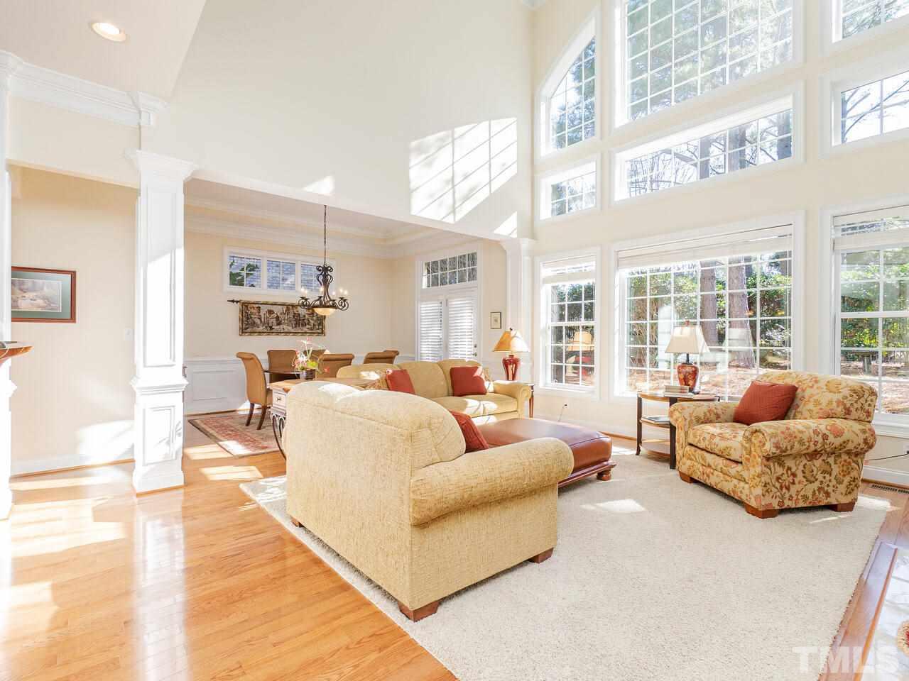 2267 Clayette Court Raleigh, NC 27612 - Photo 10 of 29 a living room with furniture and a large window