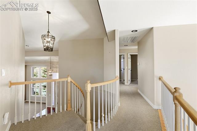 15090 Ridgefield Lane Colorado Springs, CO 80921 - Photo 28 of 50 Second Floor View from Spiral Staircase/Bridge!