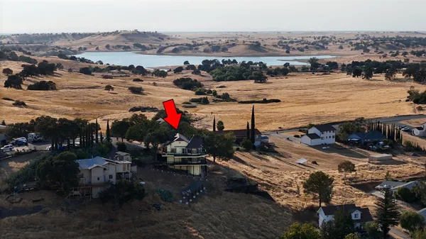 a view of city and ocean