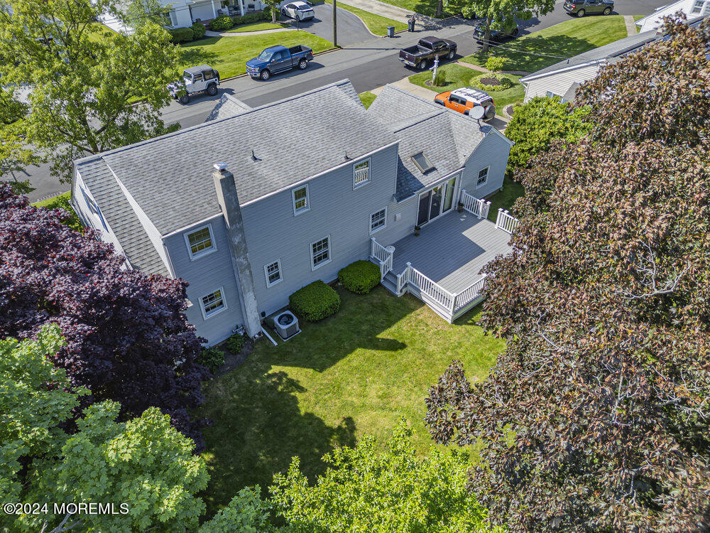 4 Cherry Place Manasquan, NJ 08736 - Photo 42 of 46 an aerial view of a house with a garden