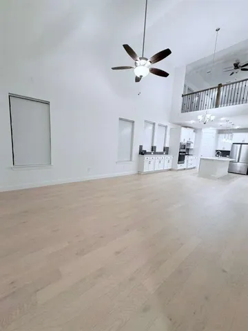 a view of a livingroom with a flat screen tv