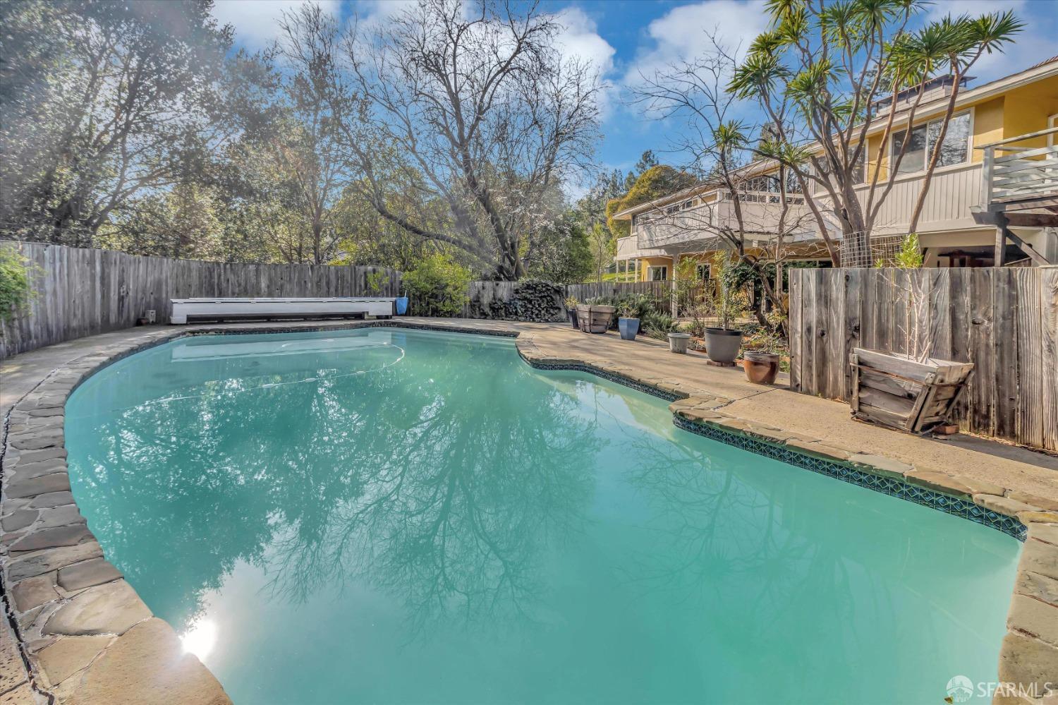 3 Harran Circle Orinda, CA 94563 - Photo 27 of 34 a view of a backyard with swimming pool