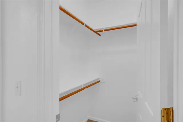 a view of a wall with rack on the wall