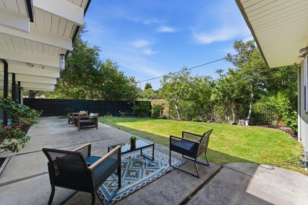 2203 Allegheny Way San Mateo, CA 94402 - Photo 31 of 56 a view of a backyard with sitting area