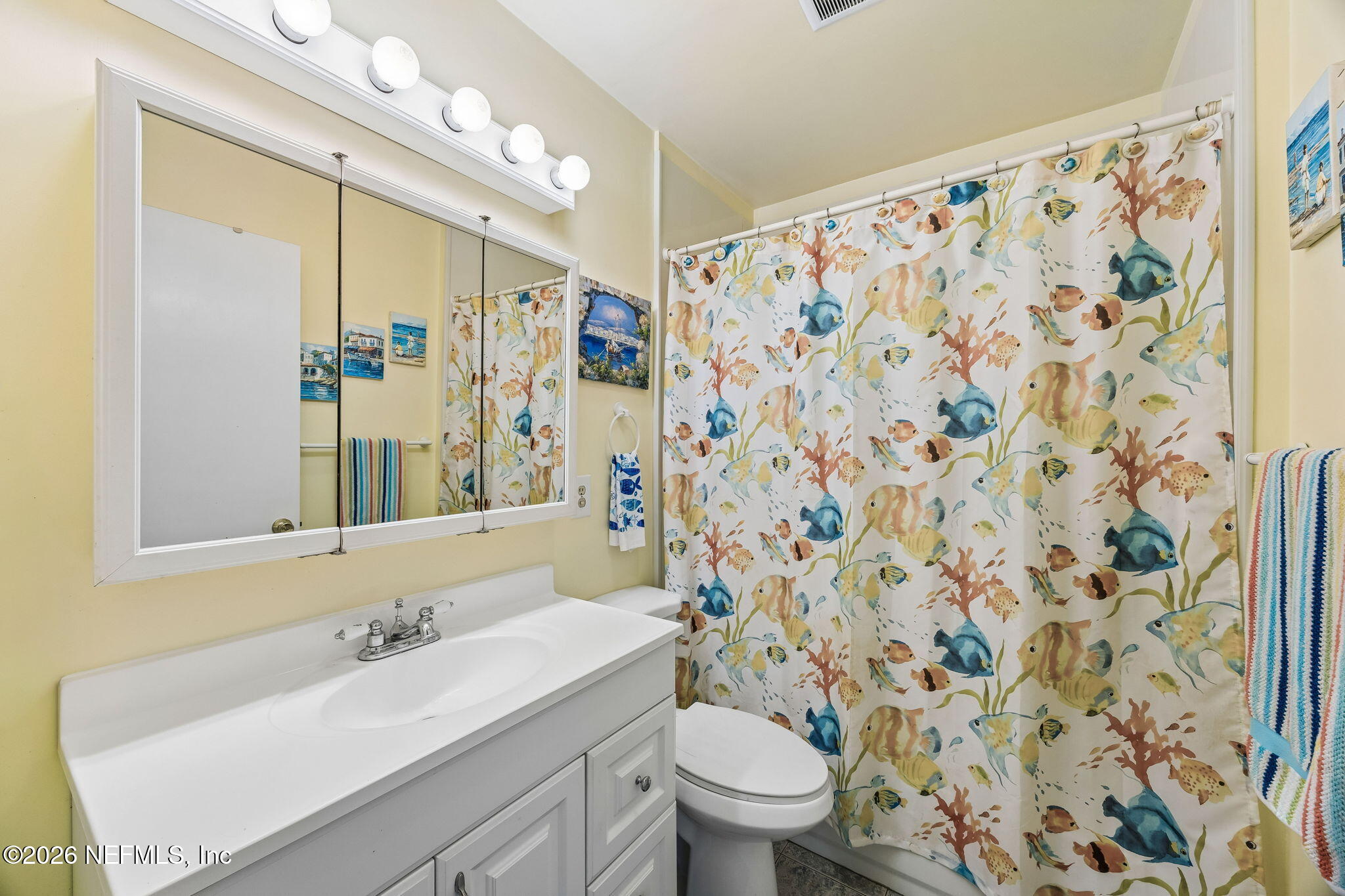 110 Shaffer Avenue Crescent City, FL 32112 - Photo 15 of 44 a bathroom with a sink and a mirror