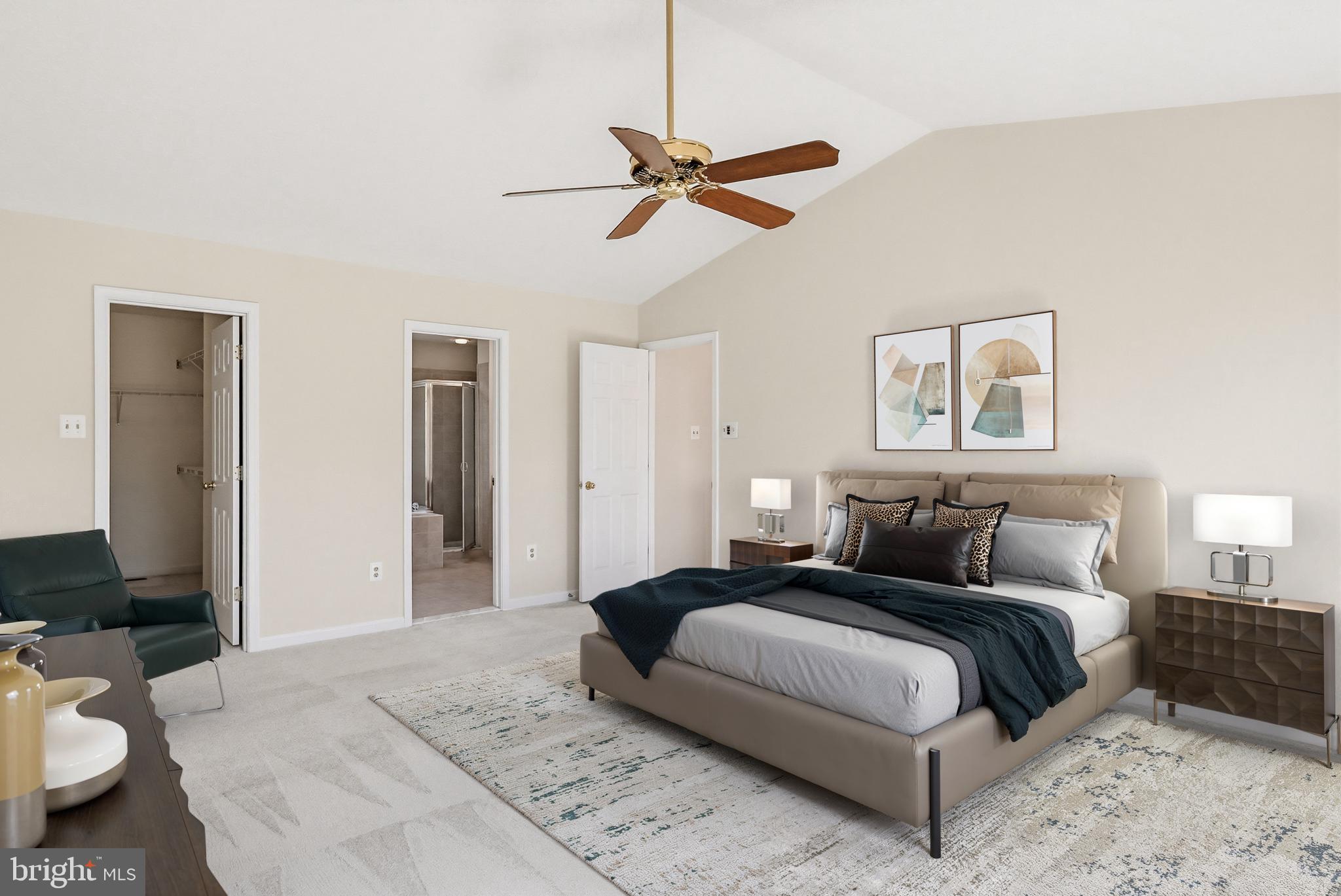 8266 Spring Branch Court Laurel, MD 20723 - Photo 29 of 73 Primary bedroom virtually staged