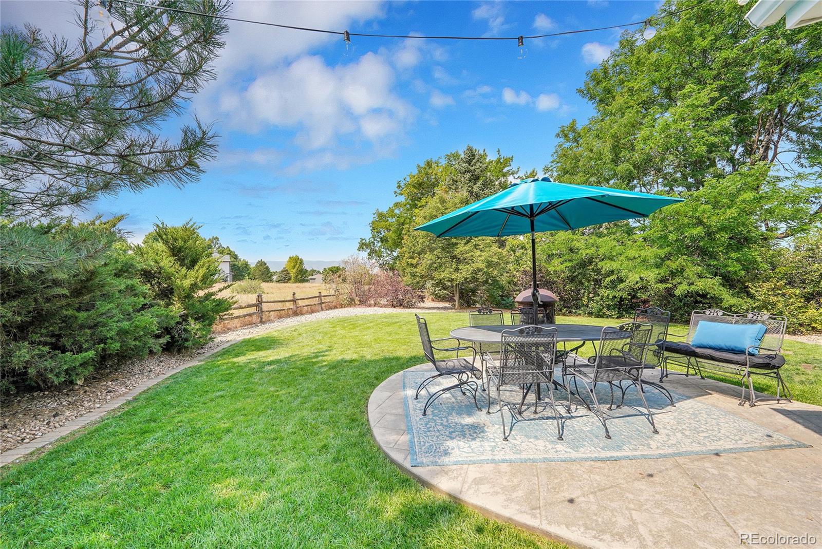 2226 Thistle Ridge Circle Highlands Ranch, CO 80126 - Photo 37 of 49 a view of a swimming pool with a patio