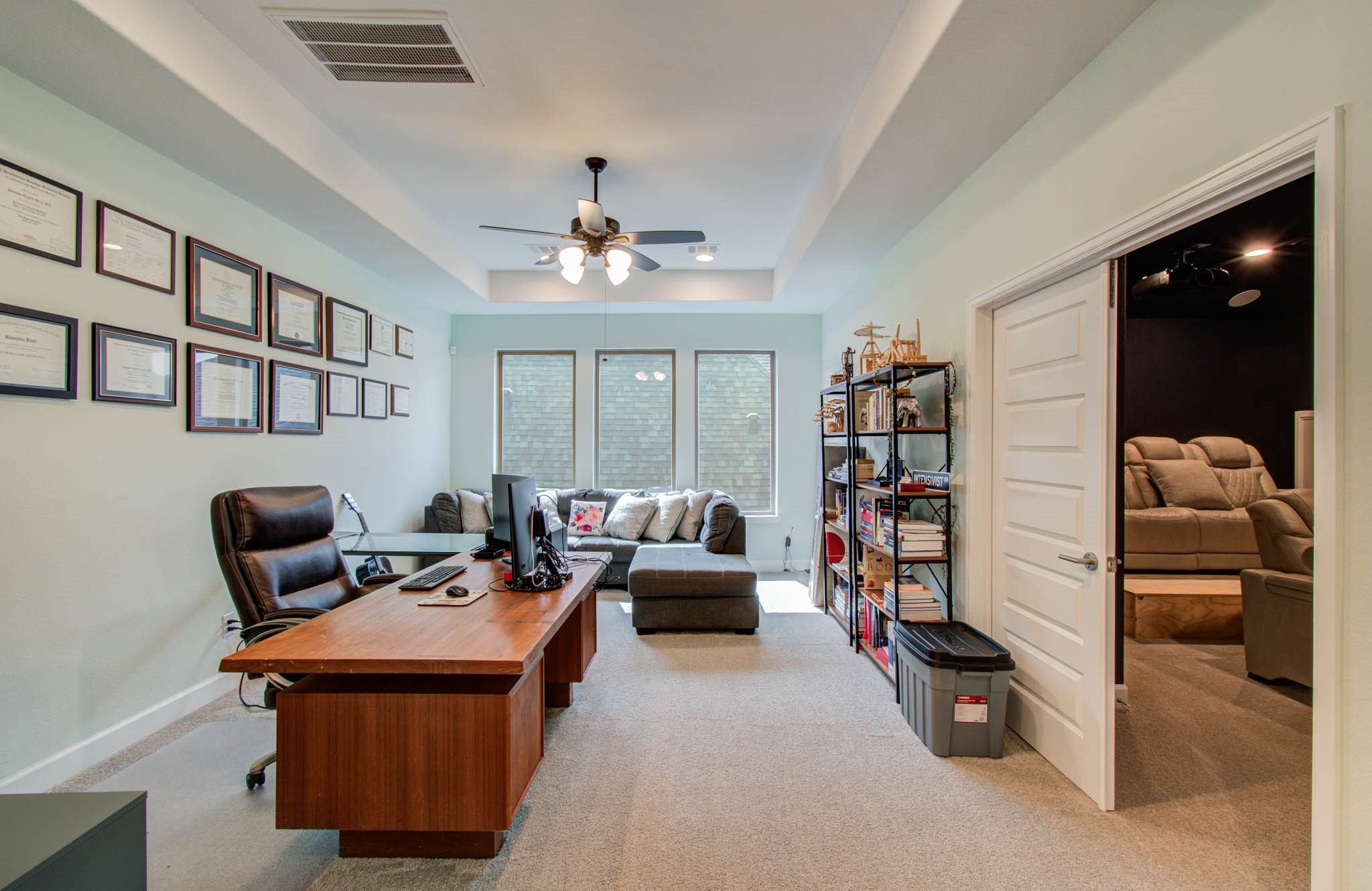 24430 Switchgrass Vly Way Katy, TX 77493 - Photo 33 of 50 Gameroom up is being used as an office.