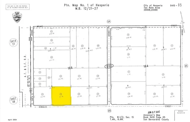 $200,000 | 108900-sf Hercules Street, Hesperia, CA 92345