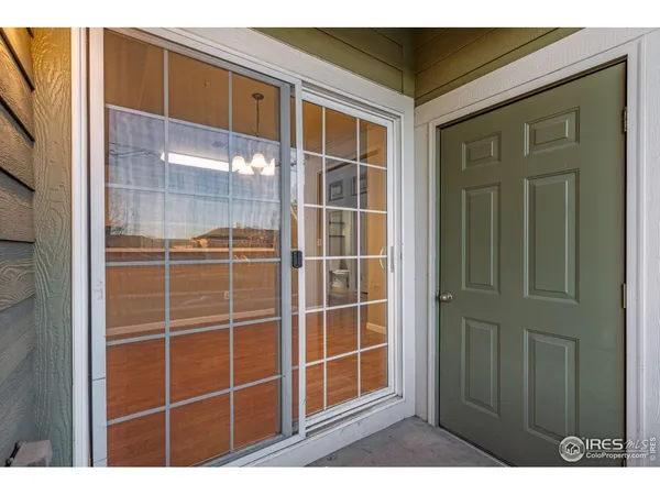 a view of front door