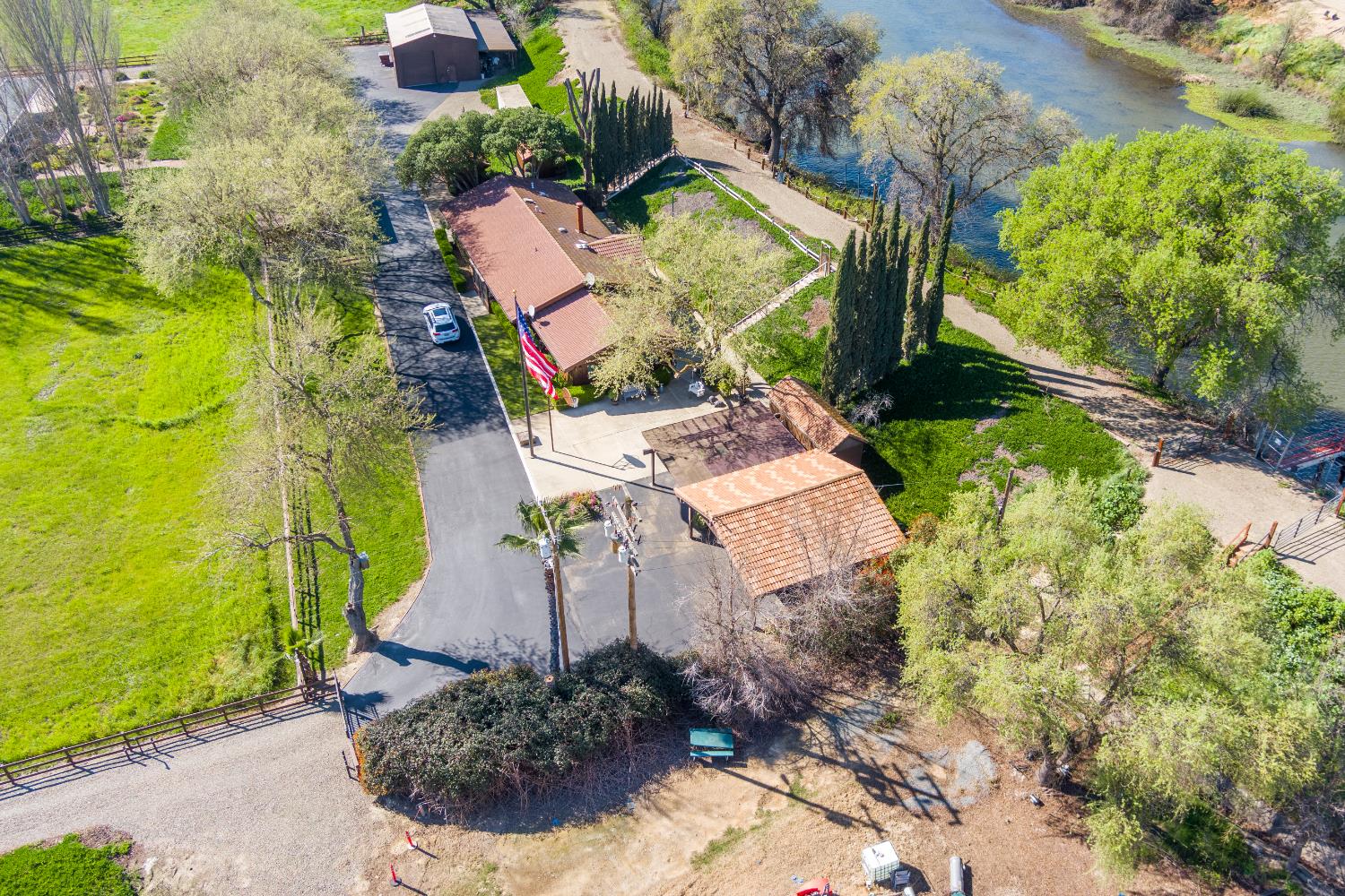 14101 Bethany Road Tracy, CA 95304 - Photo 7 of 68 an aerial view of a house with a yard and garden
