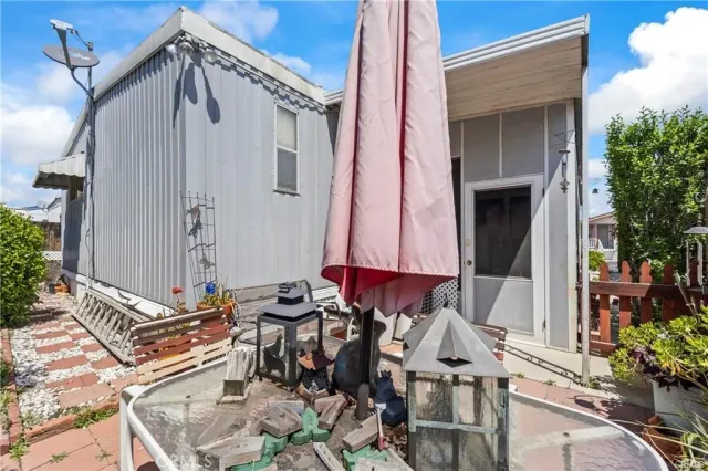 a view of balcony and patio