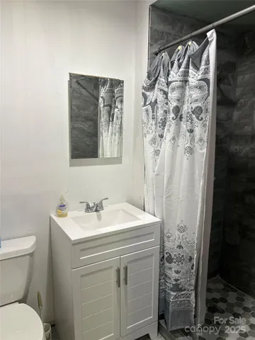 a bathroom with a sink and a toilet