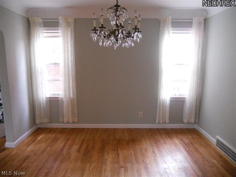 2168 Vernon Road University Heights, OH 44118 - Photo 3 of 11 Formal Dining Room with Gleaming Hardwood Floors