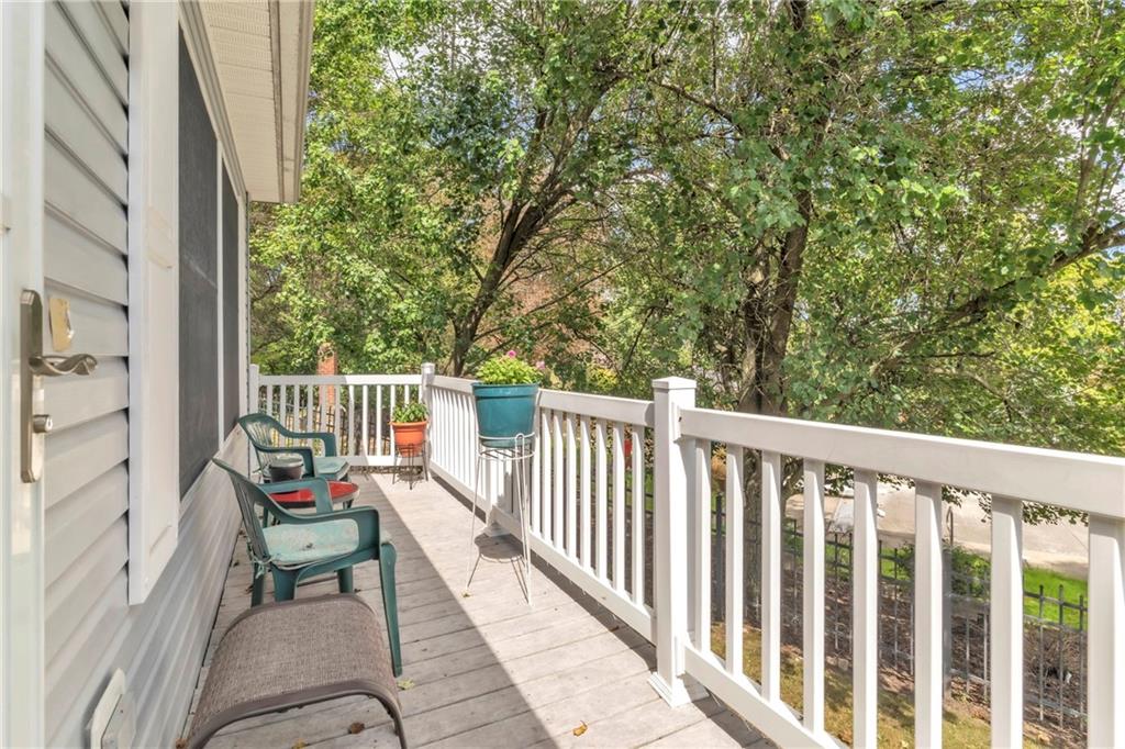 120 West Catherine Street Somerset, PA 15501 - Photo 22 of 31 a view of balcony with wooden floor and chair