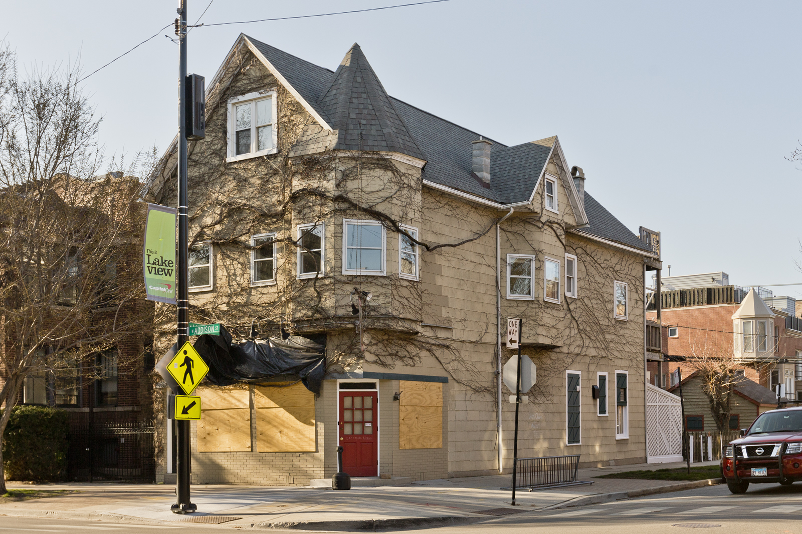 1300 West Addison Street, Unit 1 Chicago, IL 60613 - Photo 1 of 14 a view of a building with a street