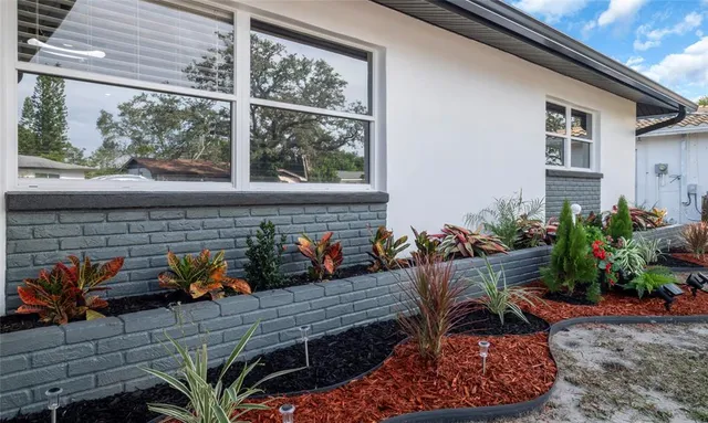a view of outdoor space and patio